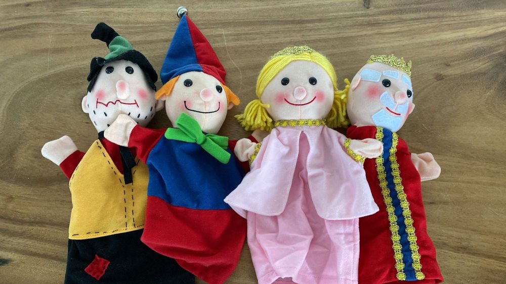 4 Kasperli Theater Figuren aus Stoff, Handpuppen (Gebraucht) in ...