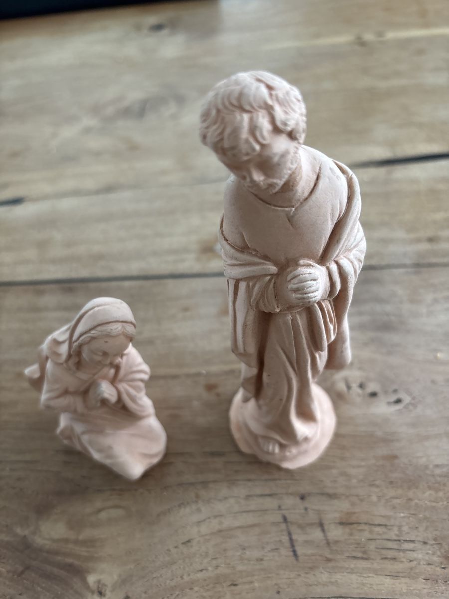 Statuette: Maria und Josef mit Jesuskind – Usato da Kriens venduto da Wundertuete17 1
