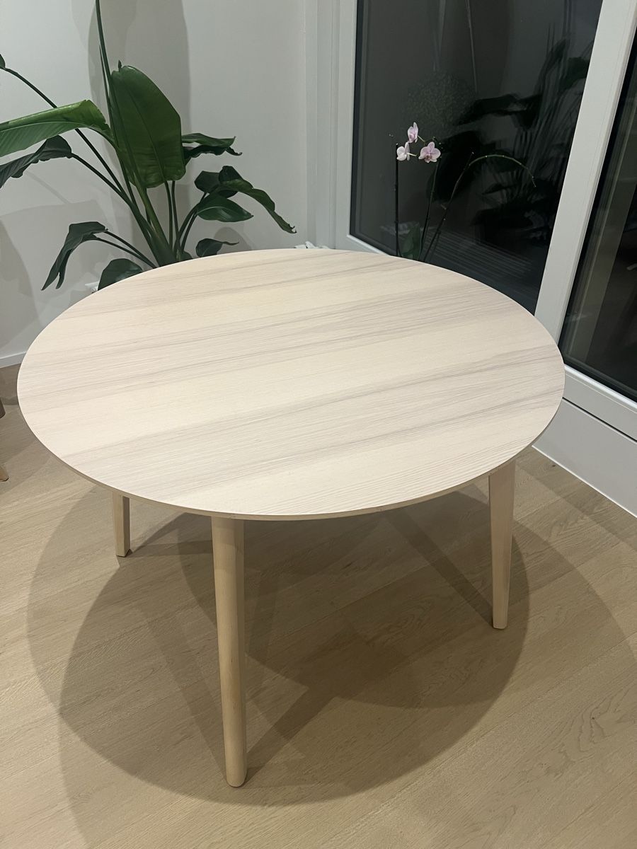 Ikea Tavoli: Table ronde Ikea lisabo 120cm – Usato da Genève venduto da Jacetai 3