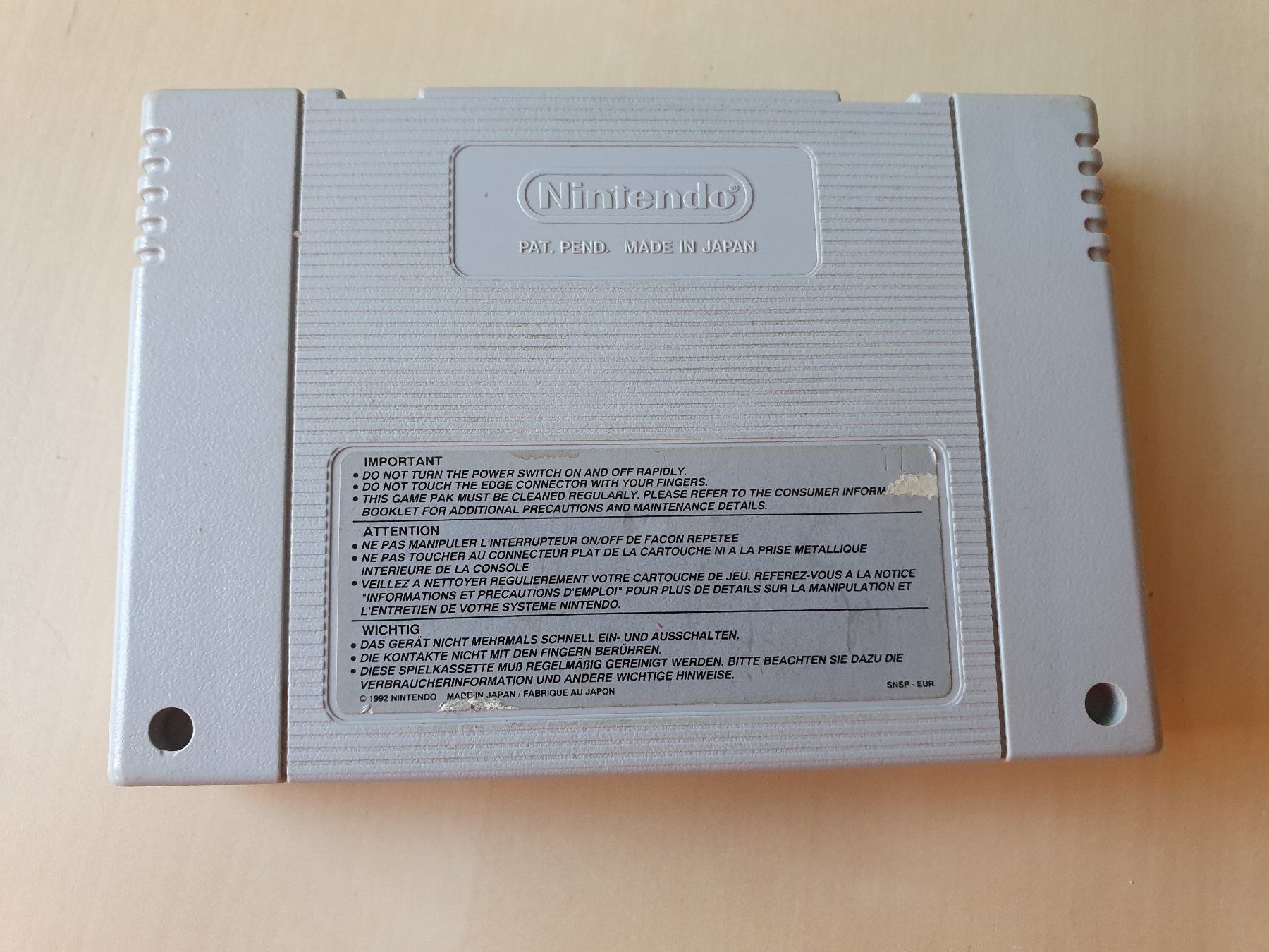 Nintendo Giochi: Air Cavalry – Usato da Stansstad venduto da collectorsshop 1