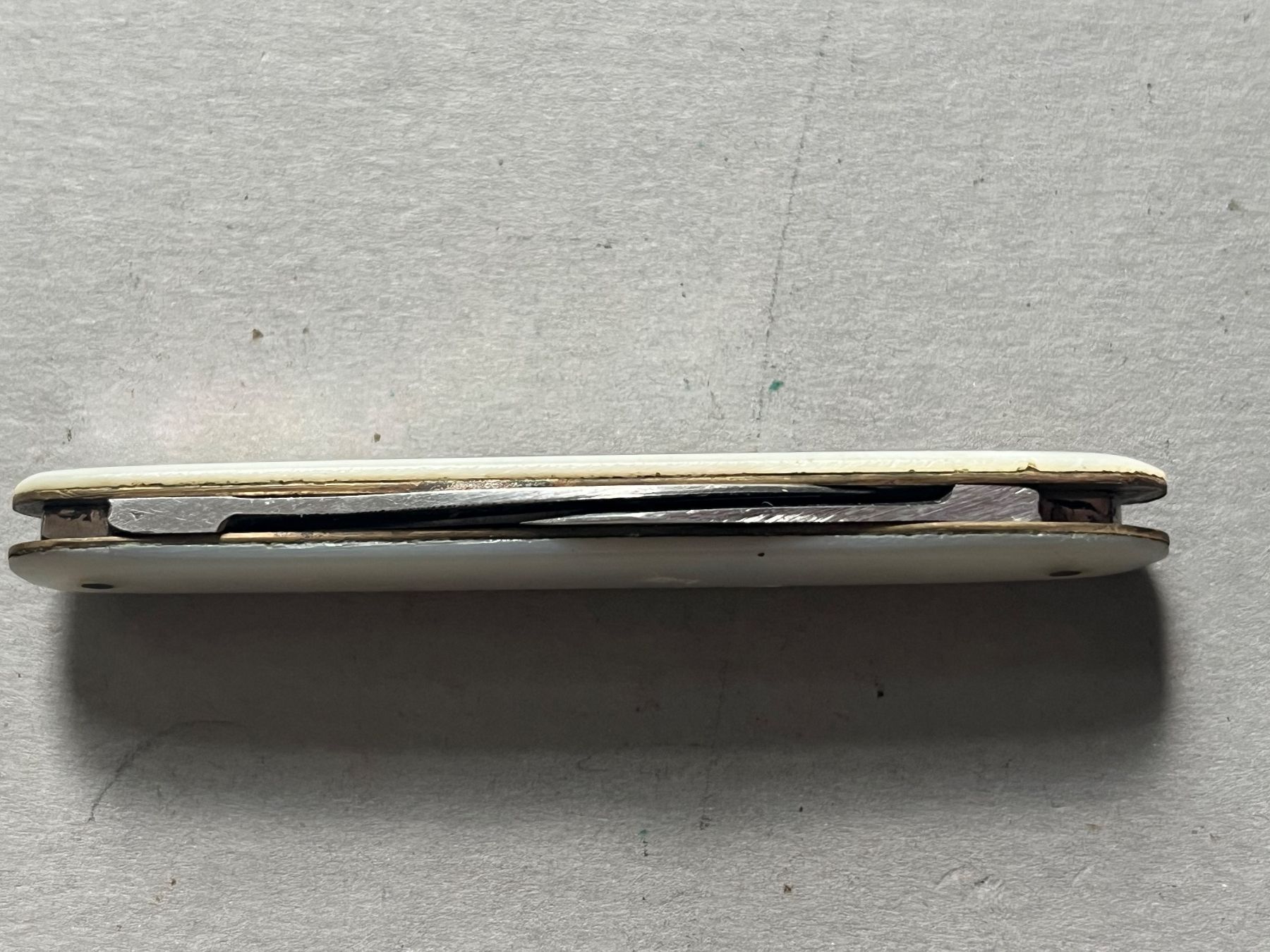 Taschenmesser: Antikes Perlmutt-Sackmesser 66 mm – Gebraucht aus Zürich von FV.vintage 5