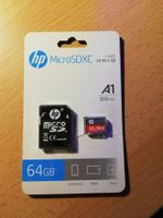 HP Micro SD 64GB + SD Adapter‪ NEU‪‪‪‪