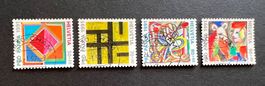 Pro Patria 100 Jahre Kunst und Kultur 1991 gestempelt