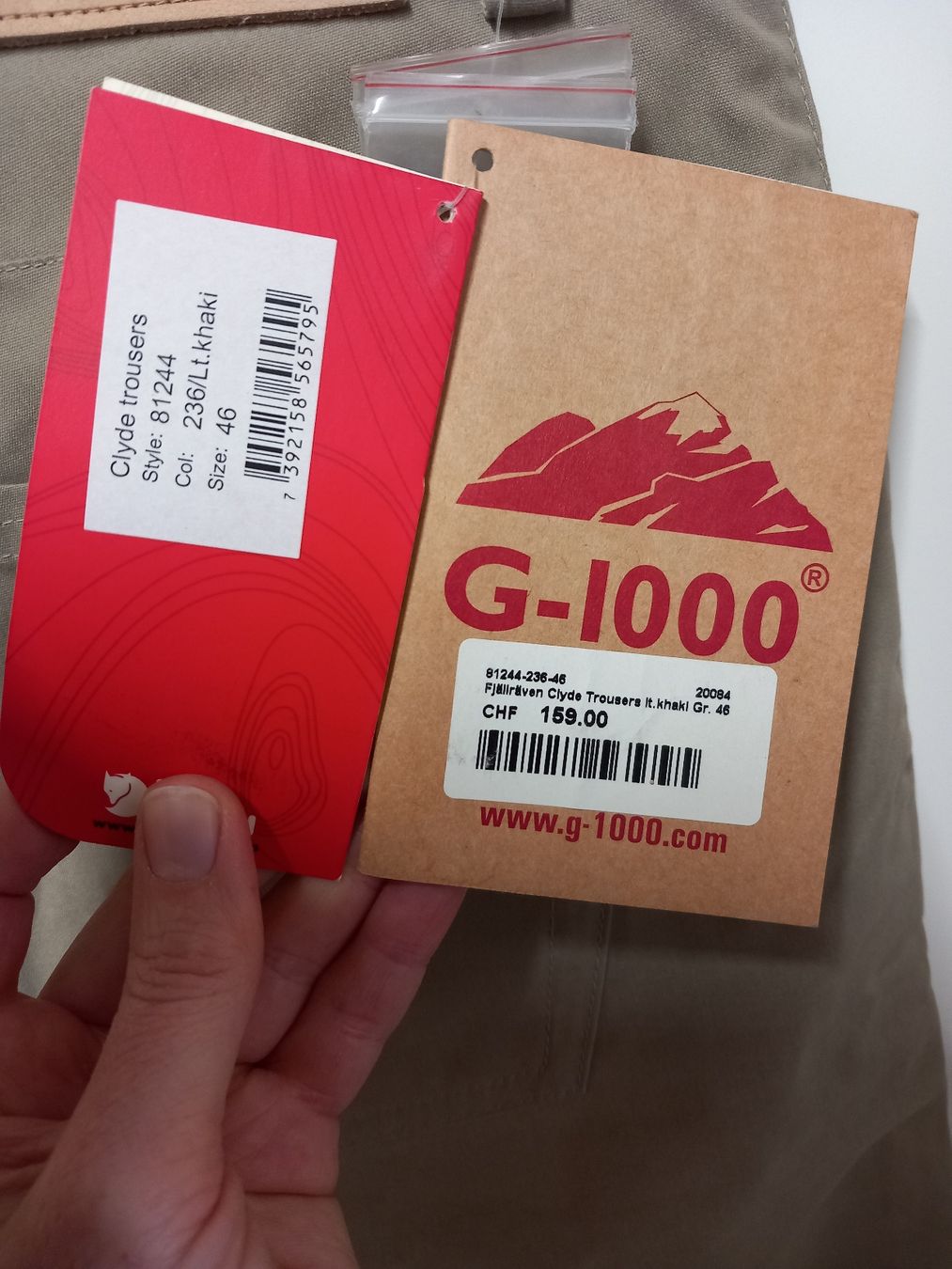 Fjällräven Pantaloni: Fjällräven Hose Clyde Gr.46 – Nuovo (secondo la descrizione) da Gwatt (Thun) venduto da umwelt-brocki 4