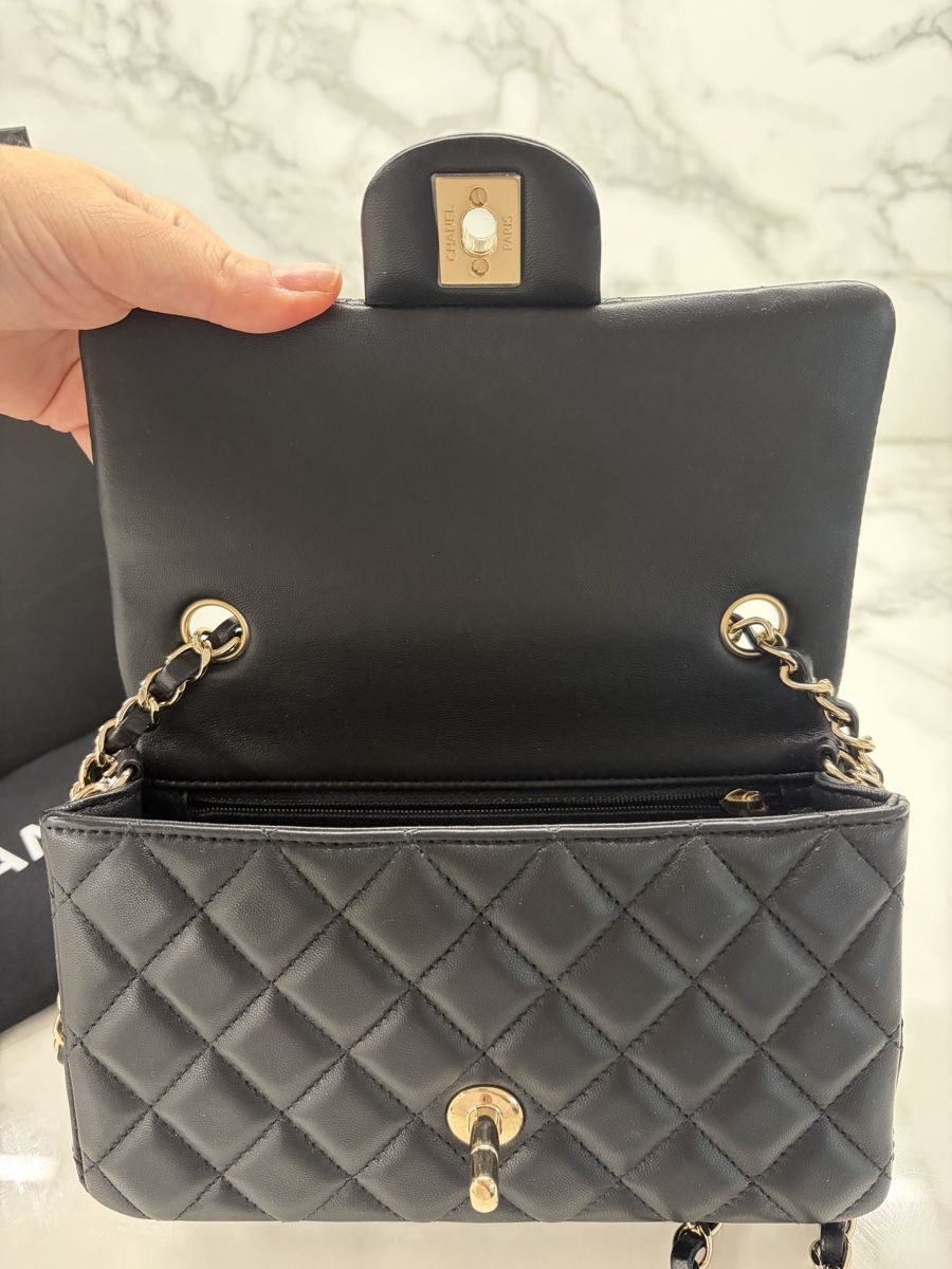 Chanel Sacs femmes: Chanel mini rectangular black – Neuf (Voir description) à Zürich par Loveluxery 7