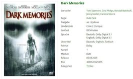 Dark Memories (DVD)