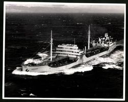 Fotografie Tankschiff Ronsard in schwere