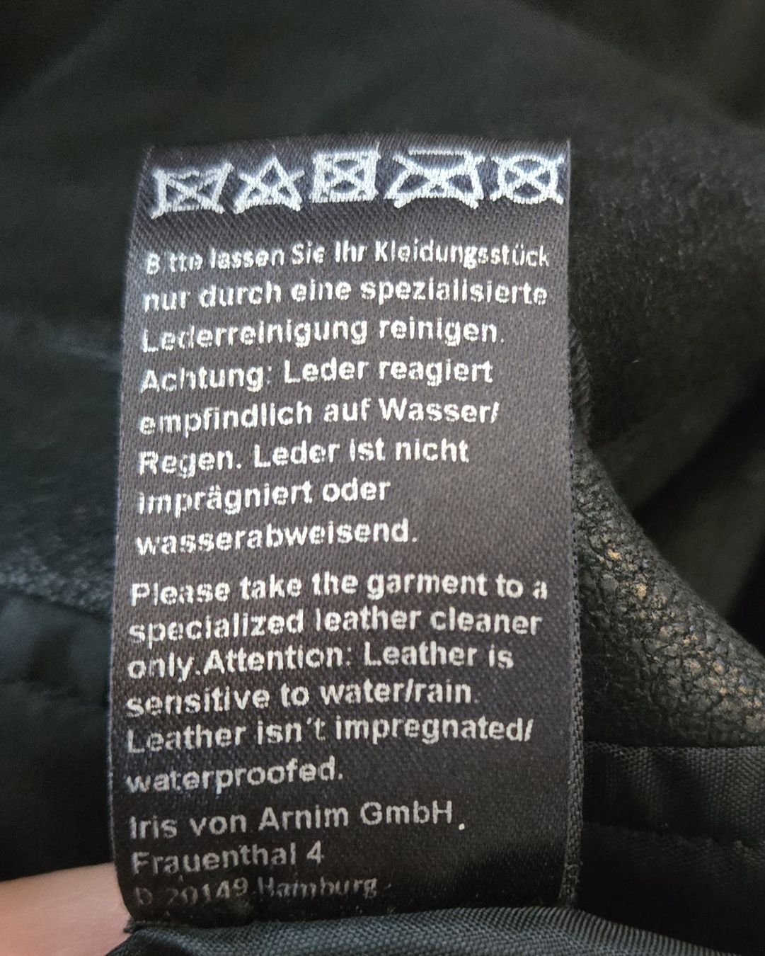 Mäntel: Lammledermantel Gr. 38 schwarz Iris von Arnim – Neu (gemäss Beschreibung) aus Niederhasli von Madame000 8