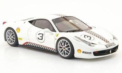 Ferrari Modellini d'auto: Ferrari 458 2009-2016 Challenge #3 weiss / Decor    1:43 – Nuovo e nell'imballaggio originale da Gerlafingen venduto da espero88 3