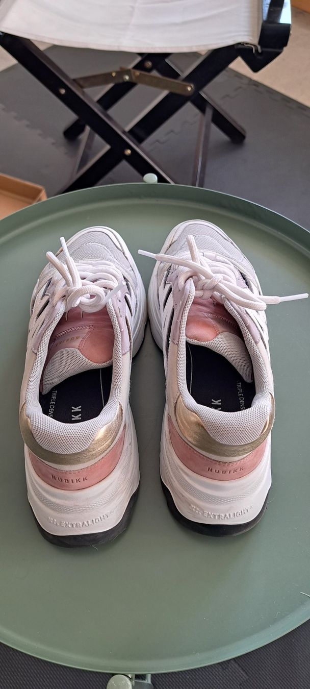 Scarpe da donna: NUBIKK Chunky Leather Sneakers Ice Combi Glitter – Usato da Meilen venduto da Hevans 3