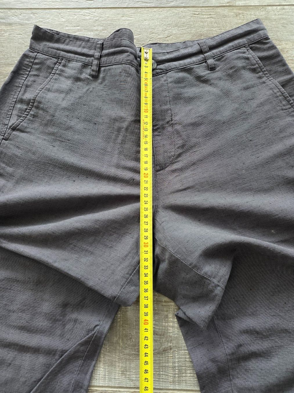 Pantaloni: Outlier Injected Linen Pants Gr. 34 dunkelgrau – Usato da Dietlikon venduto da Bonamesa 3