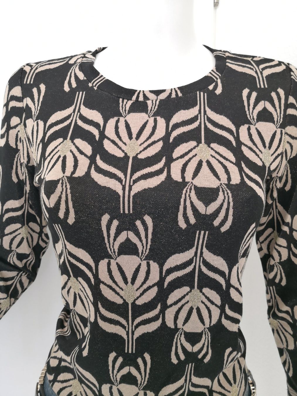 Zara Pullover & Sweatshirts: 🤩ZARA PULLOVER SCHWARZ-GOLD BLUMEN MUSTER NEU – Neu (gemäss Beschreibung) aus Olten von Naja-Twins-Twins 8