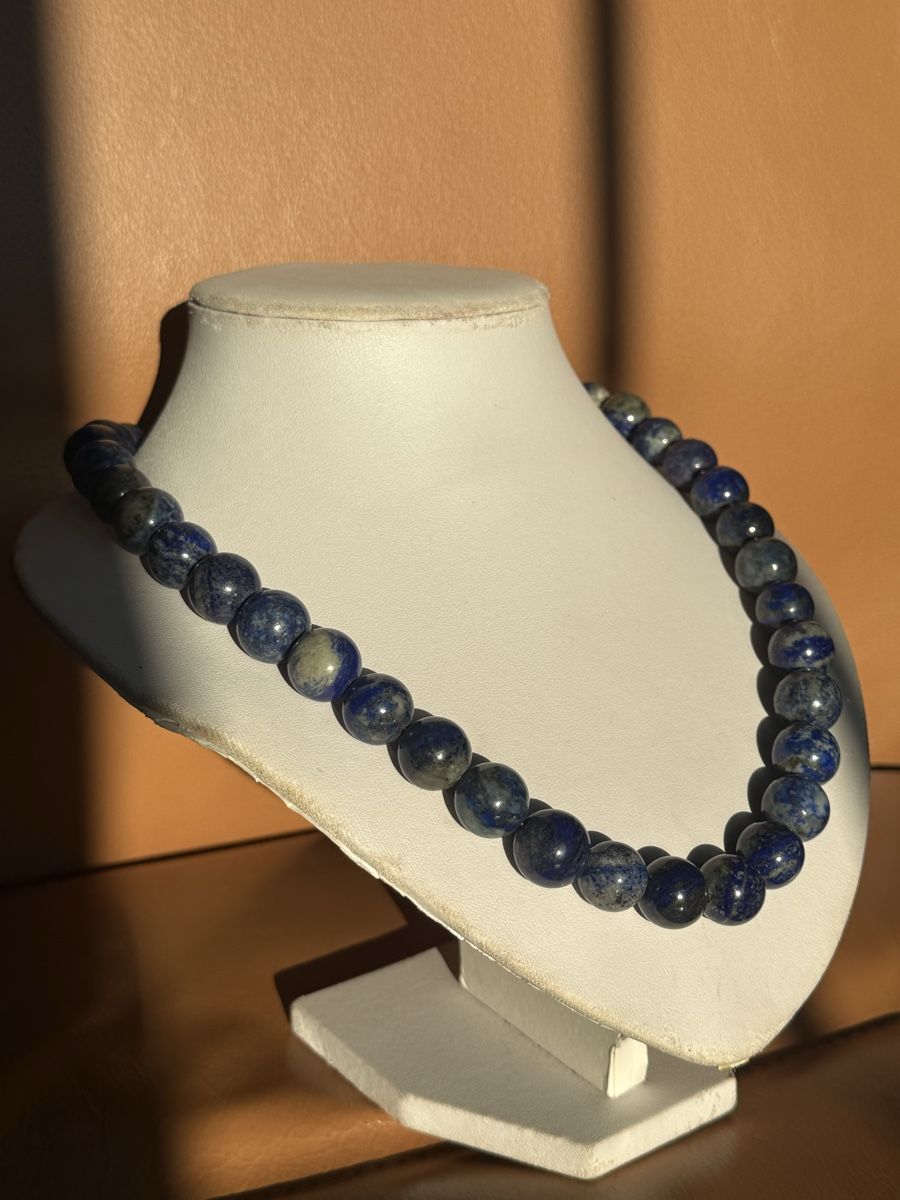 Catenine: Schöne Lapislazuli Kette NEU – Nuovo e nell'imballaggio originale da Basel venduto da Chili007 4