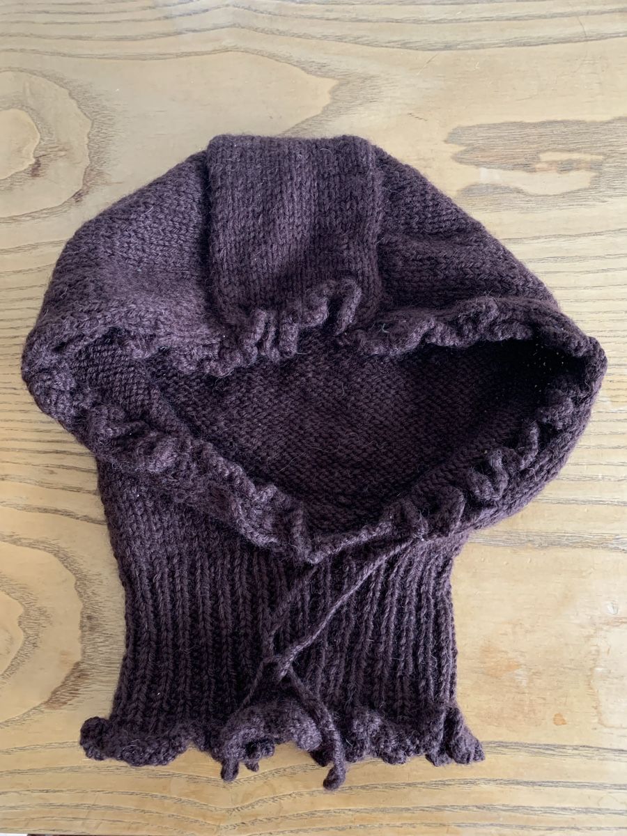 Altro in  Abbigliamento & Accessori: Hand-Knitted Wool Hat in Brown - Balaclava – Nuovo (secondo la descrizione) da Neukirch (Egnach) venduto da ginger34 1