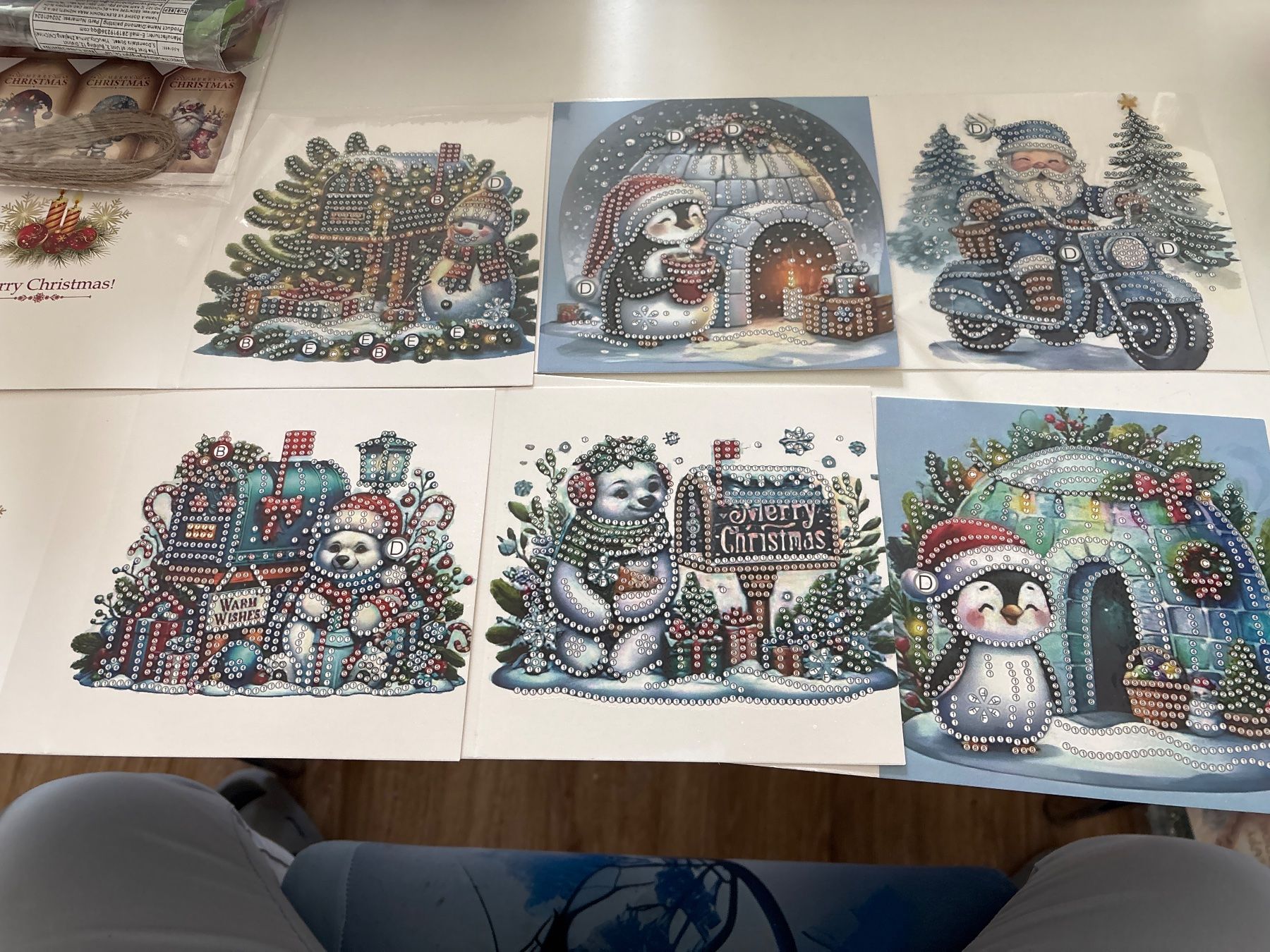 Kit bricolage: Diamont Painting 12 Karten – Nuovo e nell'imballaggio originale da Amriswil venduto da SCHLOSSGEISTLI 3