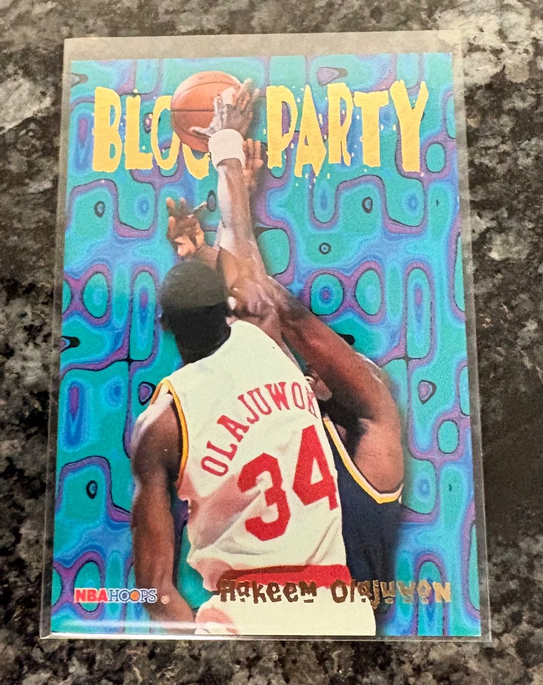Nba Carte collezionabili: NBA Hakeem Olajuwon Block Party Card – Nuovo (secondo la descrizione) da Muttenz venduto da joba23