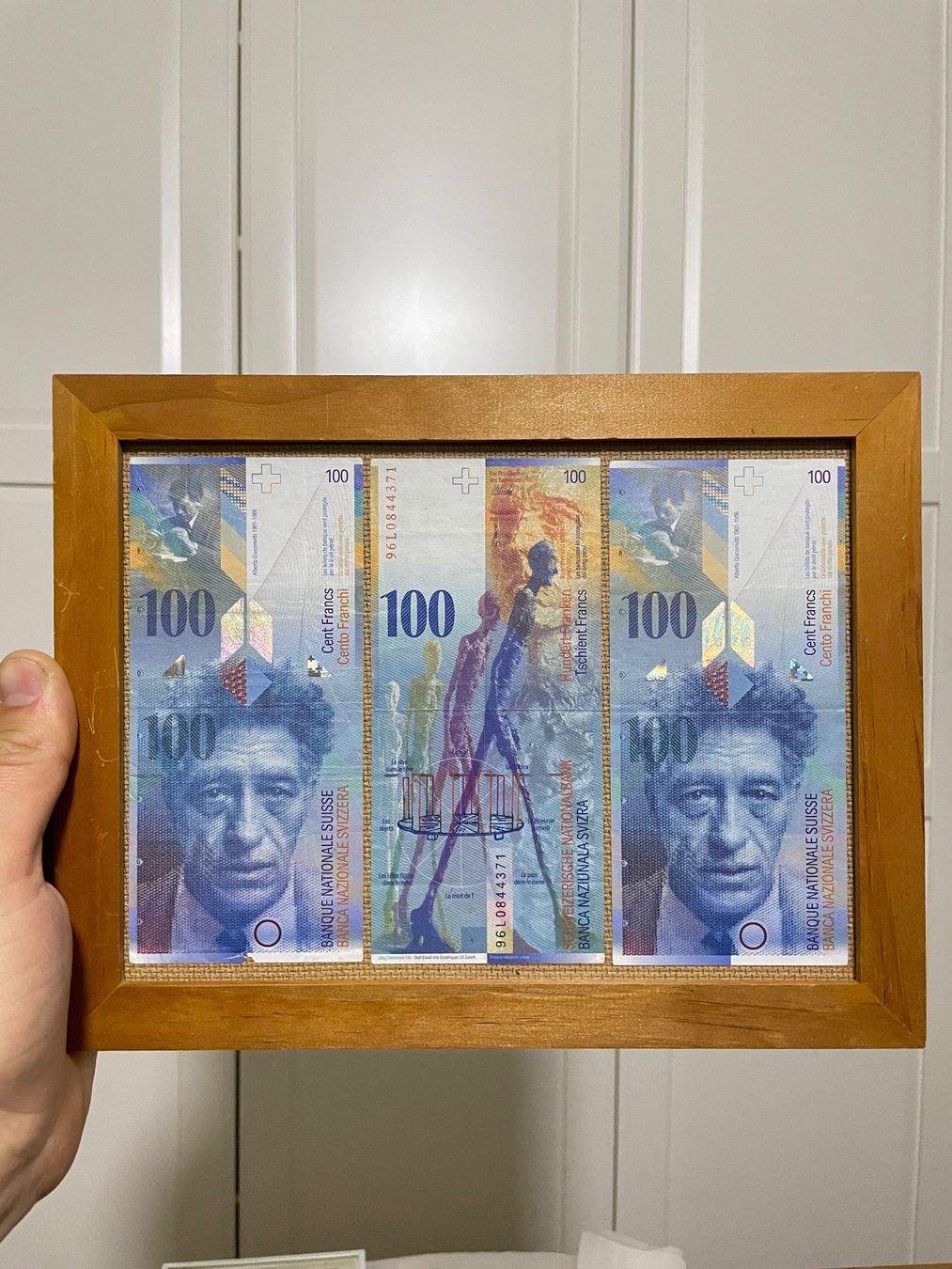 Banknoten: Echte 100te Alte Banknoten 3x – Gebraucht aus Seuzach von Wolf936