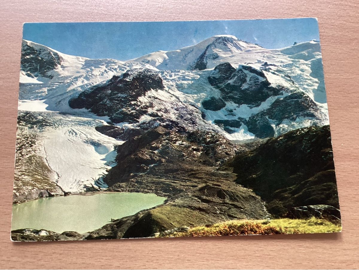 Ansichtskarten: AK Sustenpass mit Tierberge und Steingletscher – Gebraucht aus Wassen UR von SABDOM