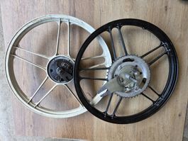 Radsatz vorne & hinten 17" Puch Maxi S /Puch Sport