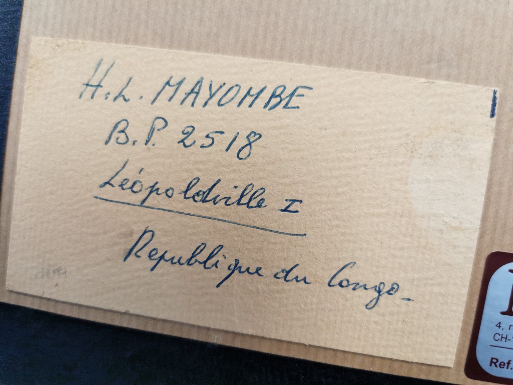 Gemälde: MAYONBE H. RÉPUBLIQUE DU CONGO tableau – Gebraucht aus Genève von Qanil77 8