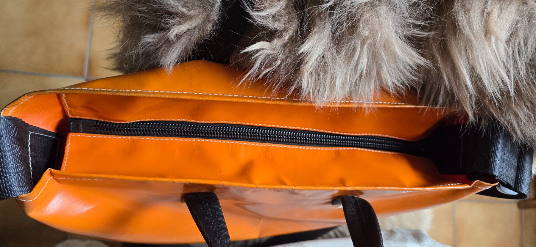 Freitag Borse: Sac FREITAG Shopper Leland orange – Usato da Clarens venduto da ato_d8ph 3