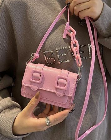 Borsa rosa pastello