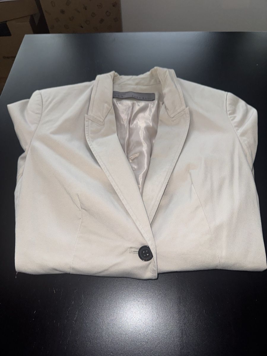 Zara Jacken: Zara Basic Blazer Damen Beige Grösse XS  – Neu (gemäss Beschreibung) aus Zürich von Jen10 7