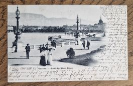 Genève, Quai du Mont Blanc 1900, n. München, Kempff