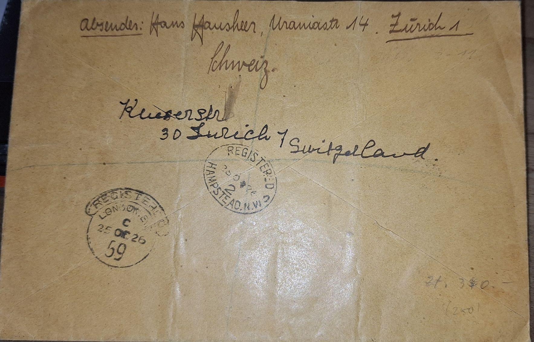 Tutti i francobolli: Flugpostbrief  – Usato da Balgach venduto da SIMEON27 1