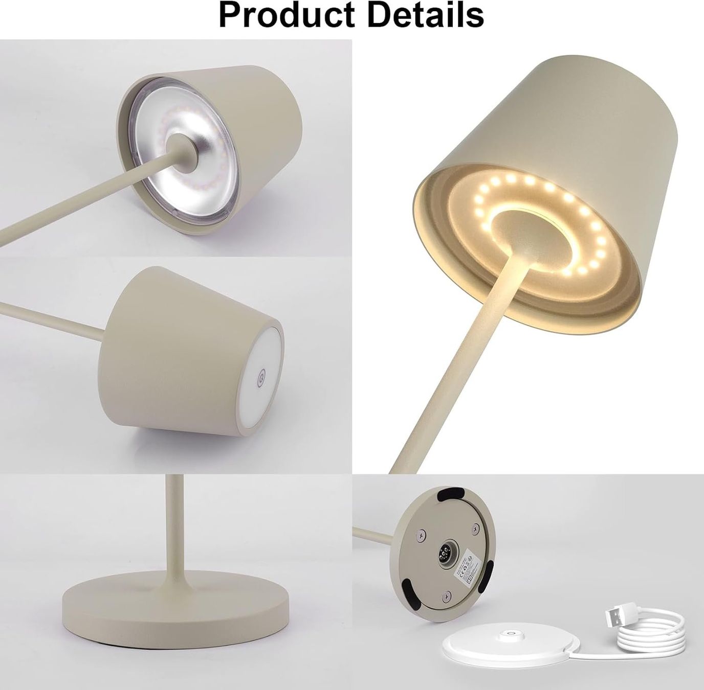 Lampade: 2 Stück Akku Tischleuchte – Nuovo e nell'imballaggio originale da Nuglar venduto da SaleRitter 1