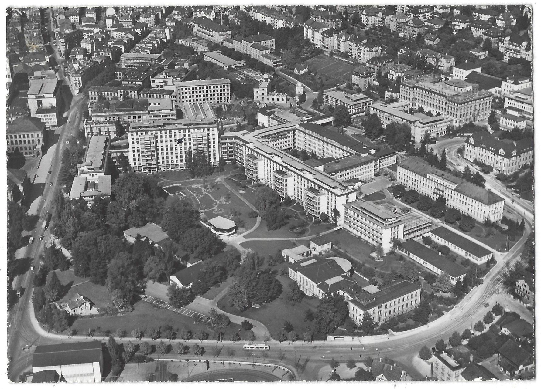 Cartoline postali: ZÜRICH.   Kantonsspital – Usato da Bütschwil venduto da Jackson1A