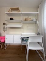 Weiss String Regal-System Zustand gebraucht.