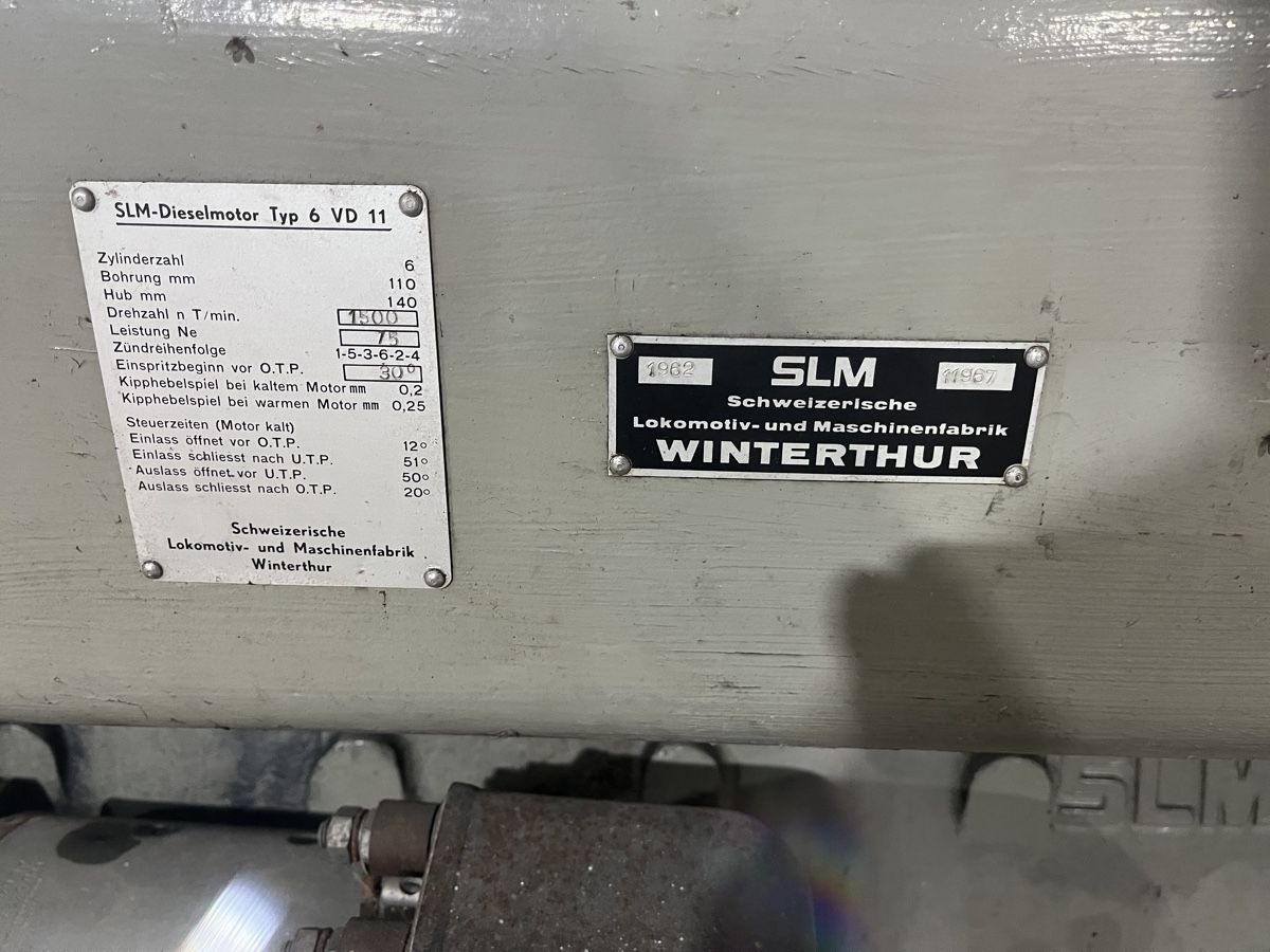 Motoren: SLM Dieselmotor Typ 6 VD 11 Winterthur gebraucht – Gebraucht aus Hauptwil von Landrover_109 1