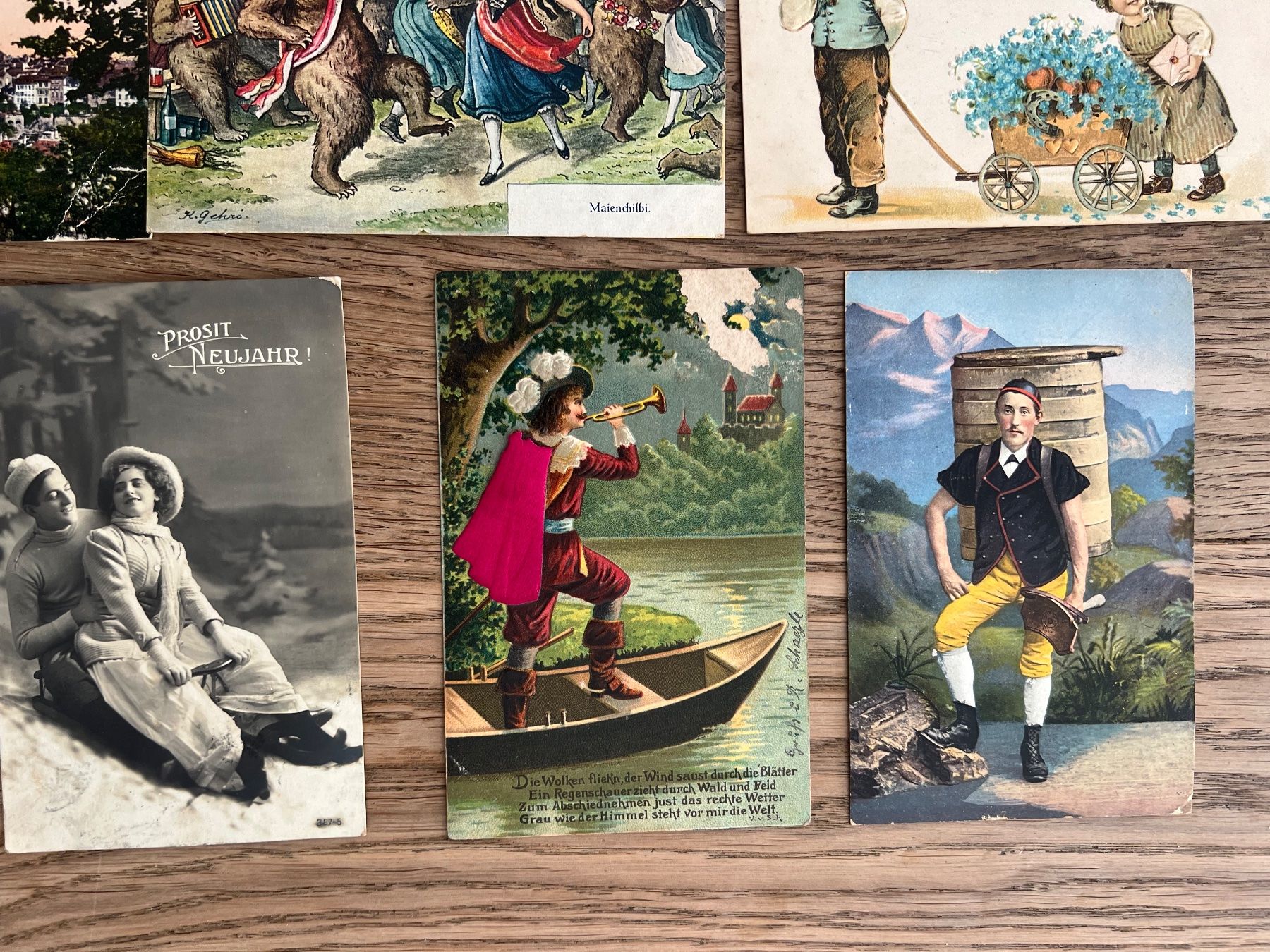 Cartoline postali: Sammlung antike Postkarten Schweiz – Usato da Hermetschwil-Staffeln venduto da militaria-schweiz 3