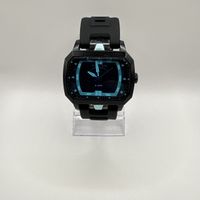 Montre Police homme noir cadran bleu 48mm