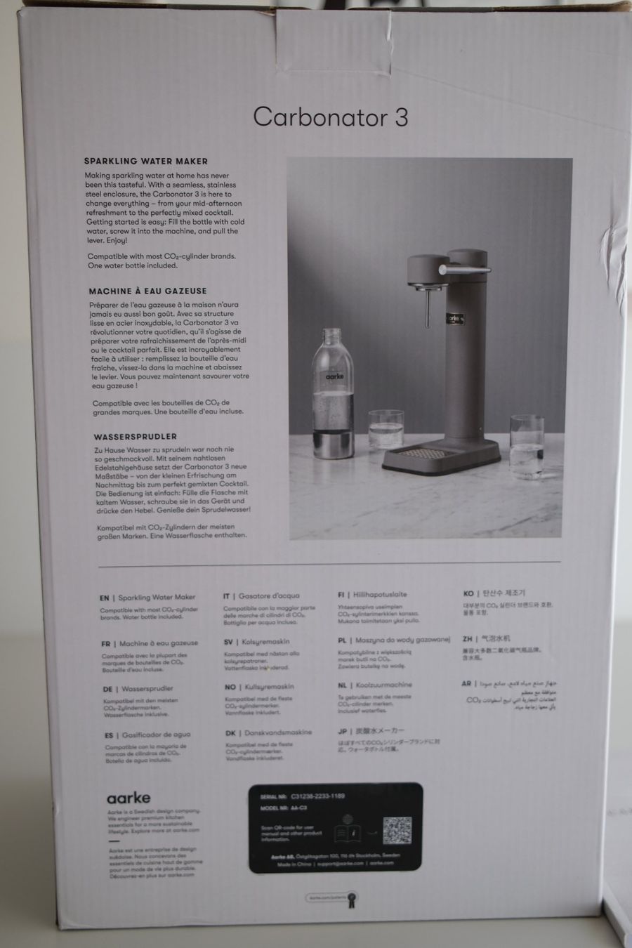 Aarke Elettrodomestici da cucina: AARKE Carbonator 3, grau – Usato da Arlesheim venduto da FairBroker 4