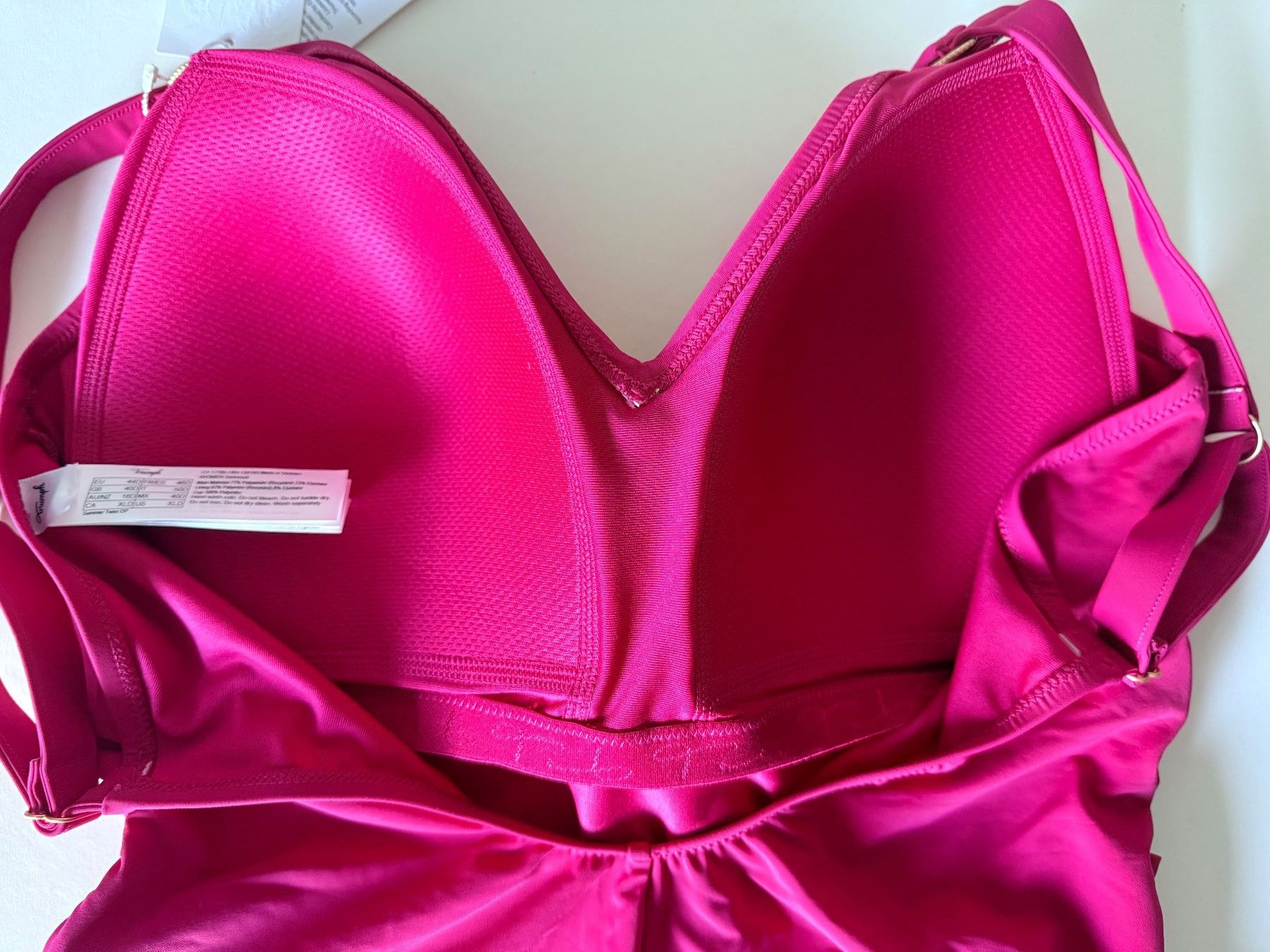Triumph Costumi da bagno & Bikini: TRIUMPH, Badekleid SUMMER TWIST, Grösse 44D, Farbe Pink – Nuovo e nell'imballaggio originale da Rudolfstetten venduto da gst_g7xl 5