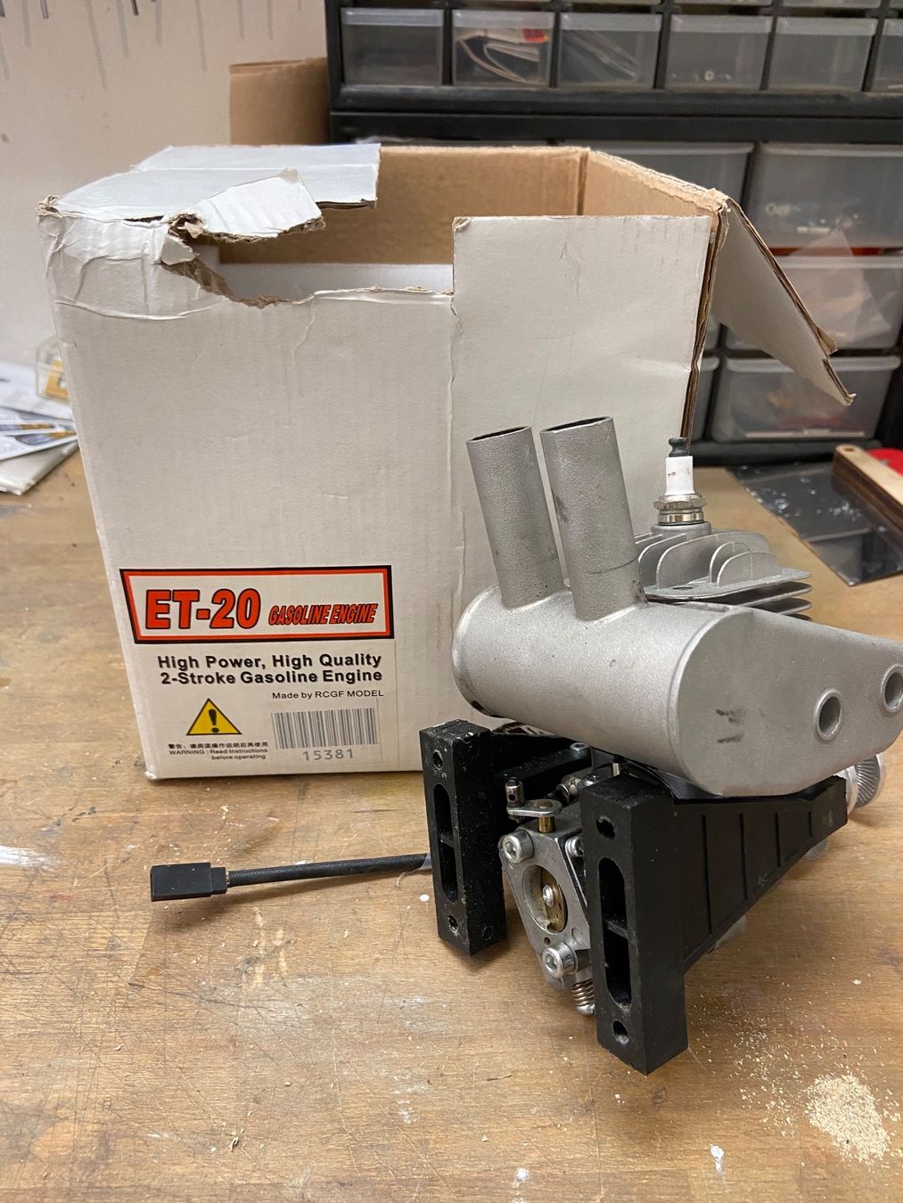 Motoren: RCGG ET-20 Motor Gasoline Engine, 2 Stroke – Gebraucht aus Pratteln von Arthband