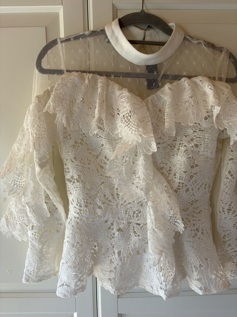 Camicette: Elegant White Blouse – Nuovo (secondo la descrizione) da St.Josefen venduto da lop_lh8d 4