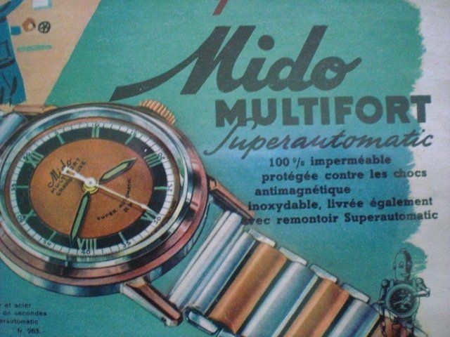 Mido Orologi: MIDO Werbeblatt – Usato da Adliswil venduto da jauense 3