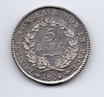 (346) Basel, 5 Batz 1809, top stgl
