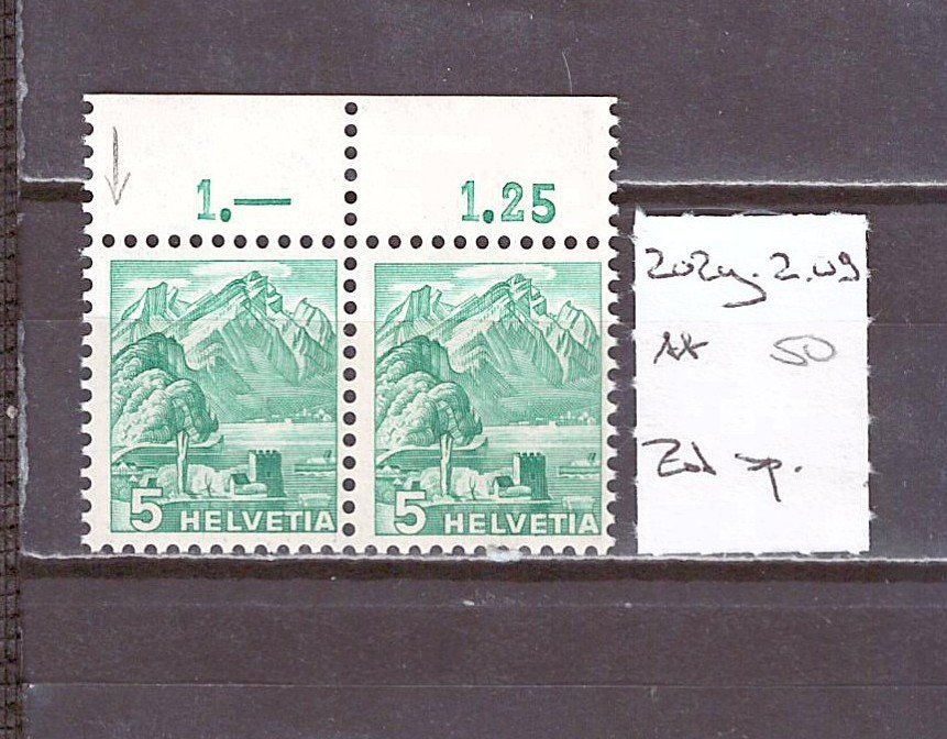 Tutti i francobolli: # 31 --- ABART "DOPPELPRÄGUNG 202Y.2.09 – Nuovo (secondo la descrizione) da Dübendorf venduto da Piero2