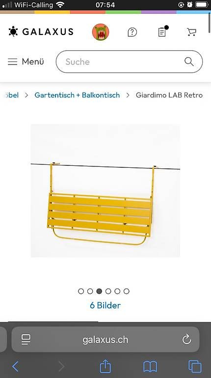 Giardimo Tavoli: Giardimo hängender Balkontisch – Usato da Zürich venduto da LisaAnanas 3