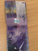 1000er Banknote 8. Serie Schweiz