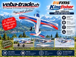 FMS Kingfisher Multi-Trainer, mit Gyro , Spw 1400mm, PNP