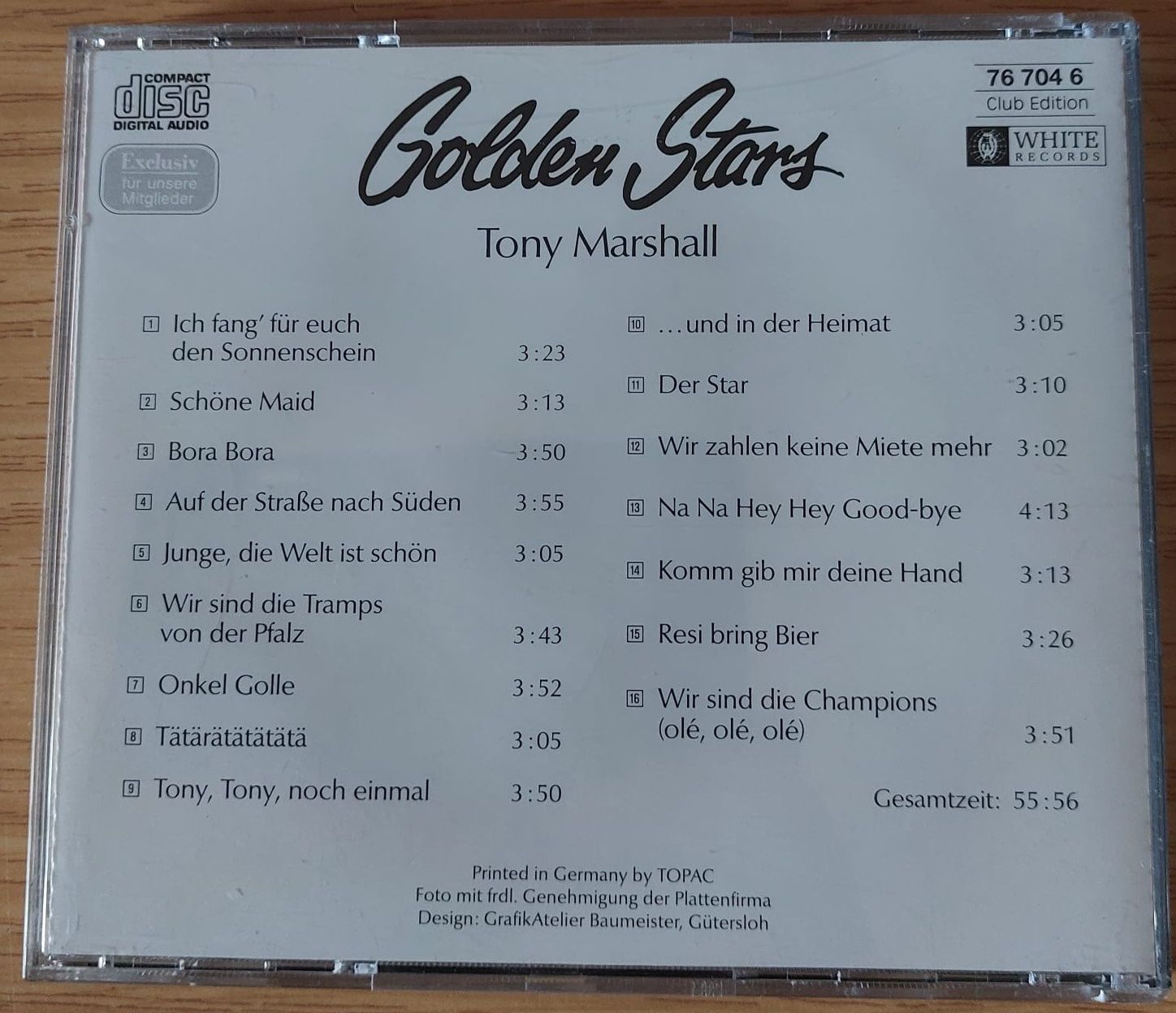 CD: CD - Tony Marshall - Golden Stars – Usato da Urtenen-Schönbühl venduto da Kahru 1