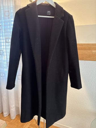 Damenmantel schwarz Grösse M