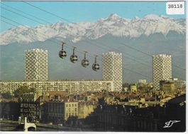 Grenoble - Le telepherique de la Bastille et Belledonne