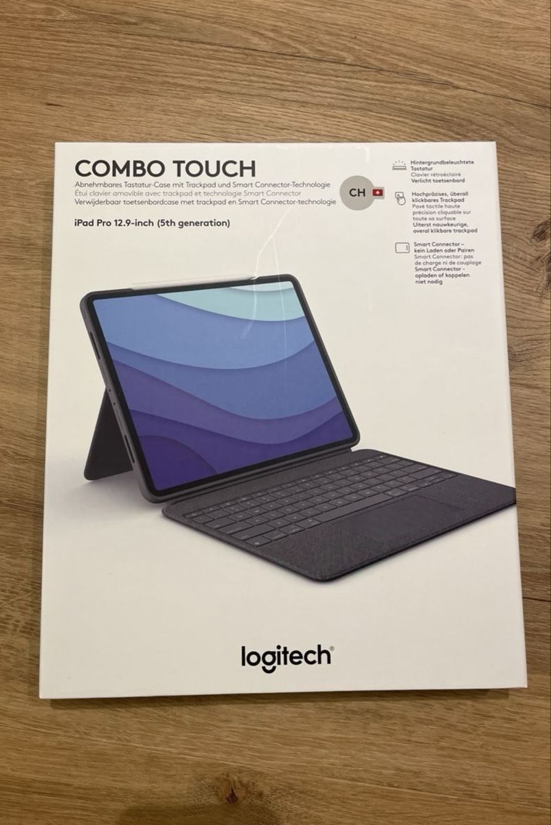 Logitech Tastaturen: Logitech Combo Touch iPad Pro 12.9" 5th Gen. – Neu (gemäss Beschreibung) aus Wetzikon ZH von DingoDing 1
