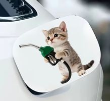 Katzen Auto-Aufkleber Vinyl Sticker für Auto & Tankdeckel